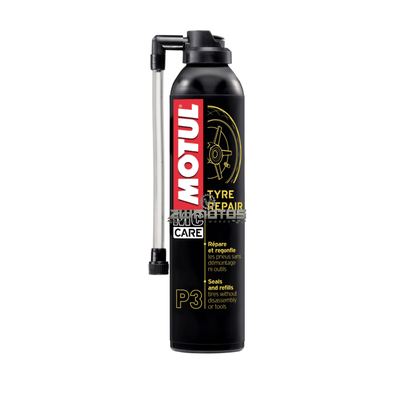 Spray Reparação Pneus MOTUL P3 – 300ml