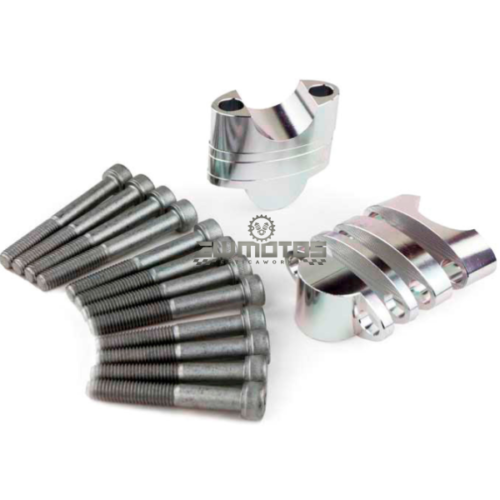 Suportes / Aumentos Guiador Cinza (25 A 40mm Altura) – Racepro