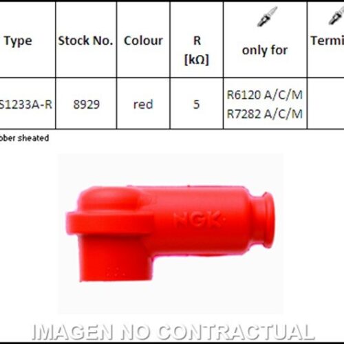 Pipa de Vela NGK TRS1233A