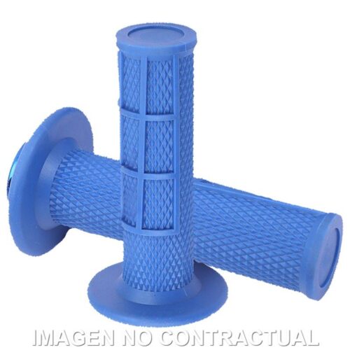 PUNHOS UP DESIGN HOLESHOT MX LOCK ON AZUL 22/24 120 MM