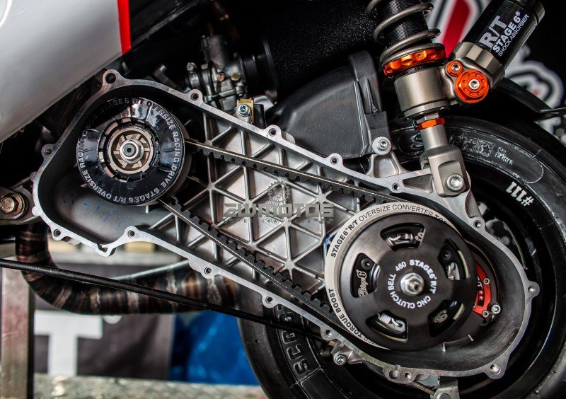 Variador Piaggio CVT Oversize Piaggio / Gilera / Vespa long (NRG / Runner) – STAGE6 R/T - Image 2