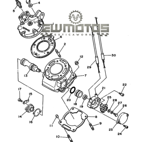 kit de Cilindro Yamaha WR 200 – DTR 125