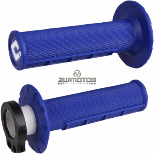 Punhos Azul MX V2 Lock-On Half-Waffle – ODI
