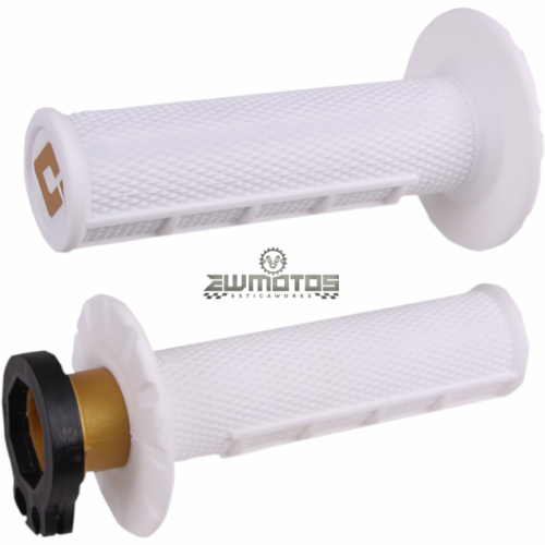 Punhos Branco MX V2 Lock-On Half-Waffle – ODI