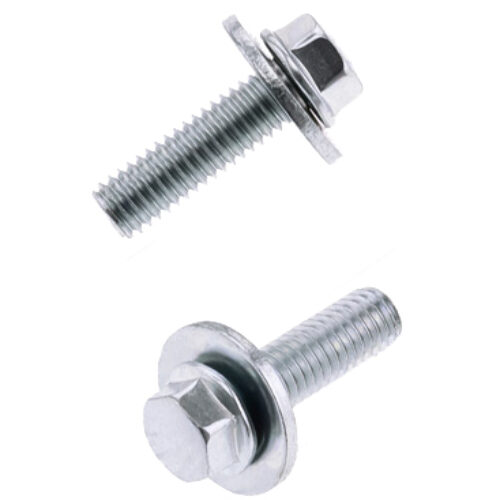 Parafuso Sextavado c / Flange M6X20 + Anilha 20mm (10 / un)
