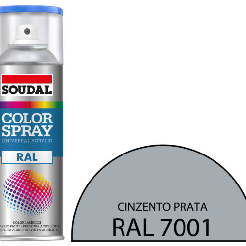 Tinta Spray RAL 7001 Cinzento Prata 400 mL