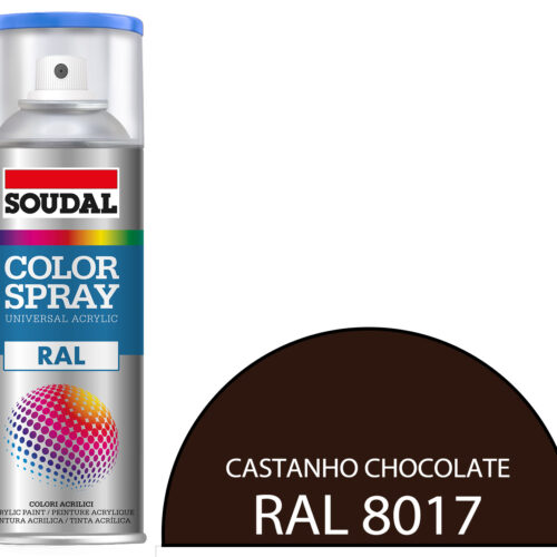 Tinta Spray RAL 8017 Castanho Chocolate 400 mL