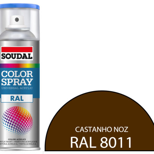 Tinta Spray RAL 8011 Castanho Noz 400 mL