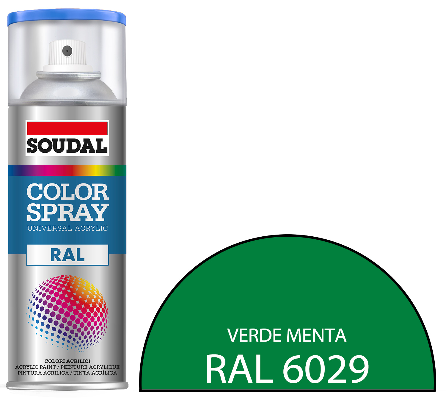 Tinta Spray RAL 6029 Verde Menta 400 mL
