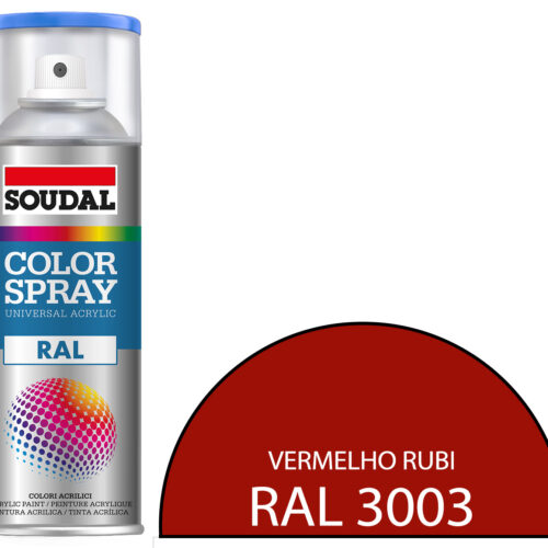 Tinta Spray RAL 3003 Vermelho Rubi 400 mL