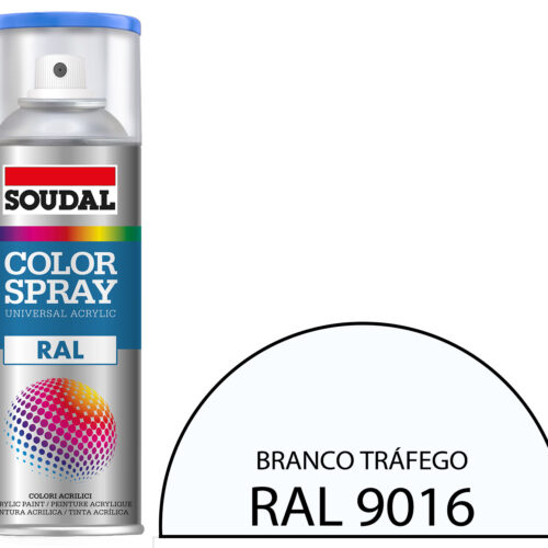 Tinta Spray RAL 9016 Branco Tráfego 400 mL