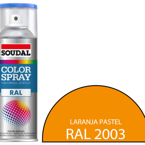 Tinta Spray RAL 2003 Laranja Pastel 400 mL