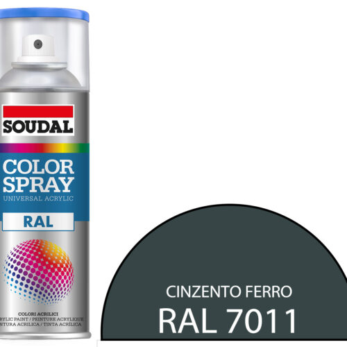 Tinta Spray RAL 7011 Cinzento Ferro 400 mL