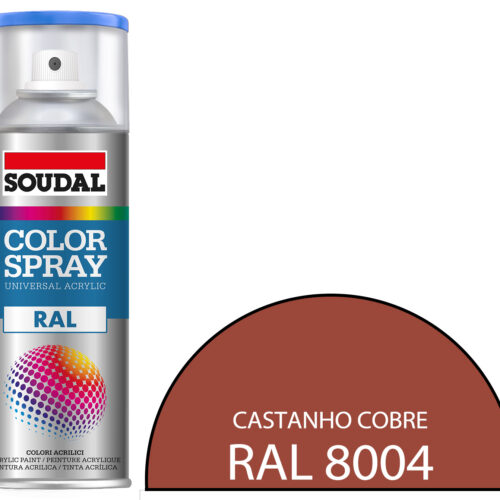 Tinta Spray RAL 8004 Castanho Cobre 400 mL