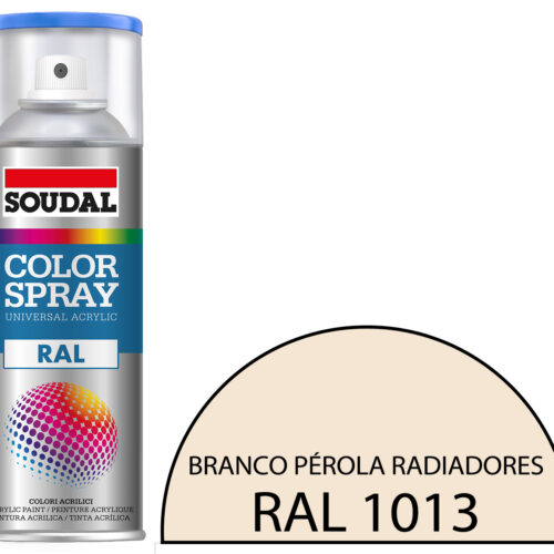 Tinta Spray RAL 1013 Branco Pérola Radiadores 400 mL