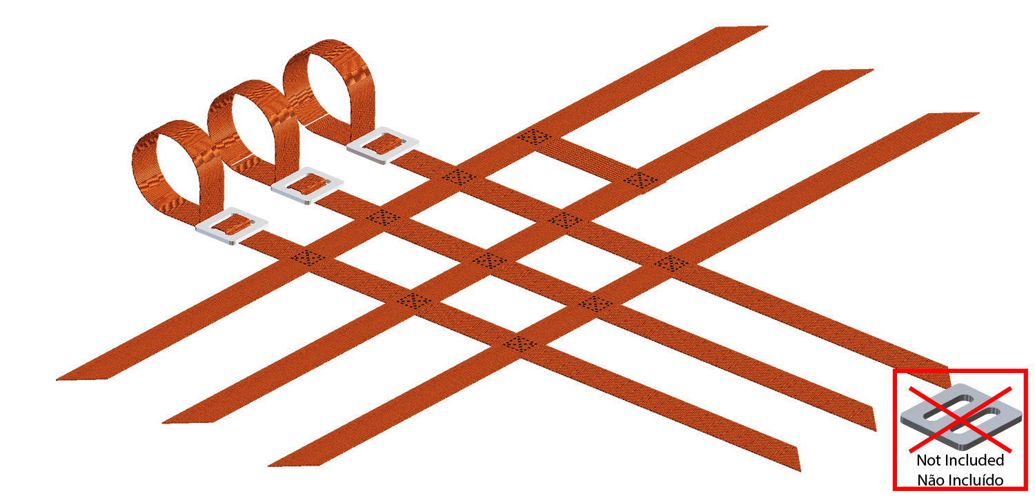 Correias de Nerf-Bar (kit) Laranja