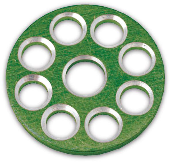 Anilha de Alumínio M6X25 Verde