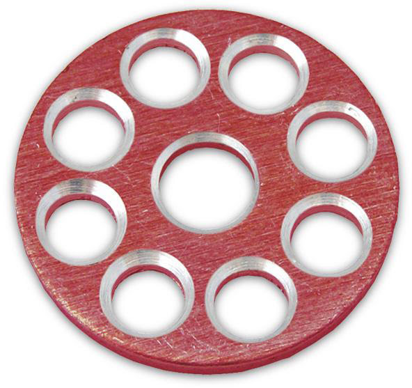 Anilha de Alumínio M6X25 Vermelha