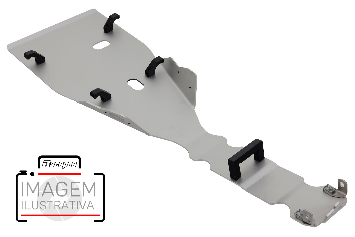 Protecção Chassi Polaris Outlaw 500 - 06 / 08 Polido