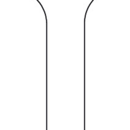 Chave Suspensão 50mm – Decagonal Ice Polish