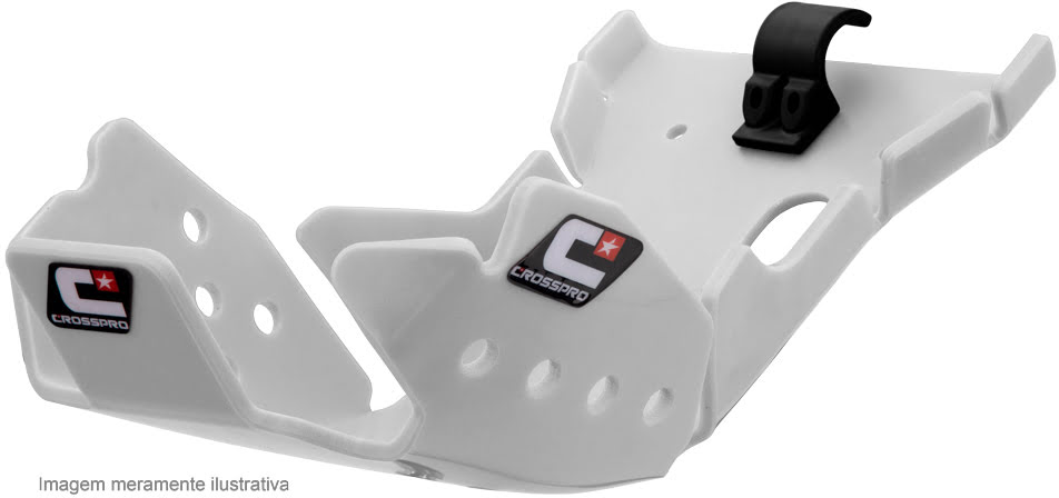 Proteção de Motor Enduro DTC Branca — KTM 250 EXC-F