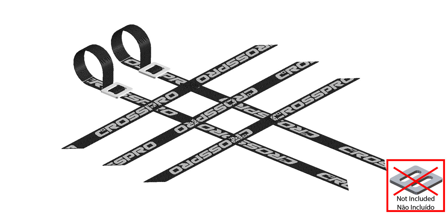 Correias de Nerf-Bar (kit) Preta — 2CP14132300004