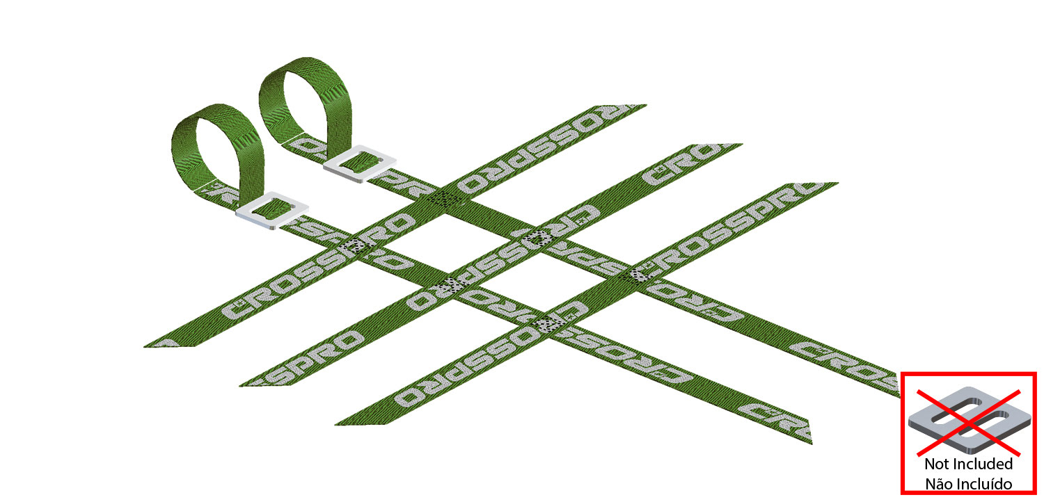 Correias de Nerf-Bar (kit) Verde — 2CP14132300009