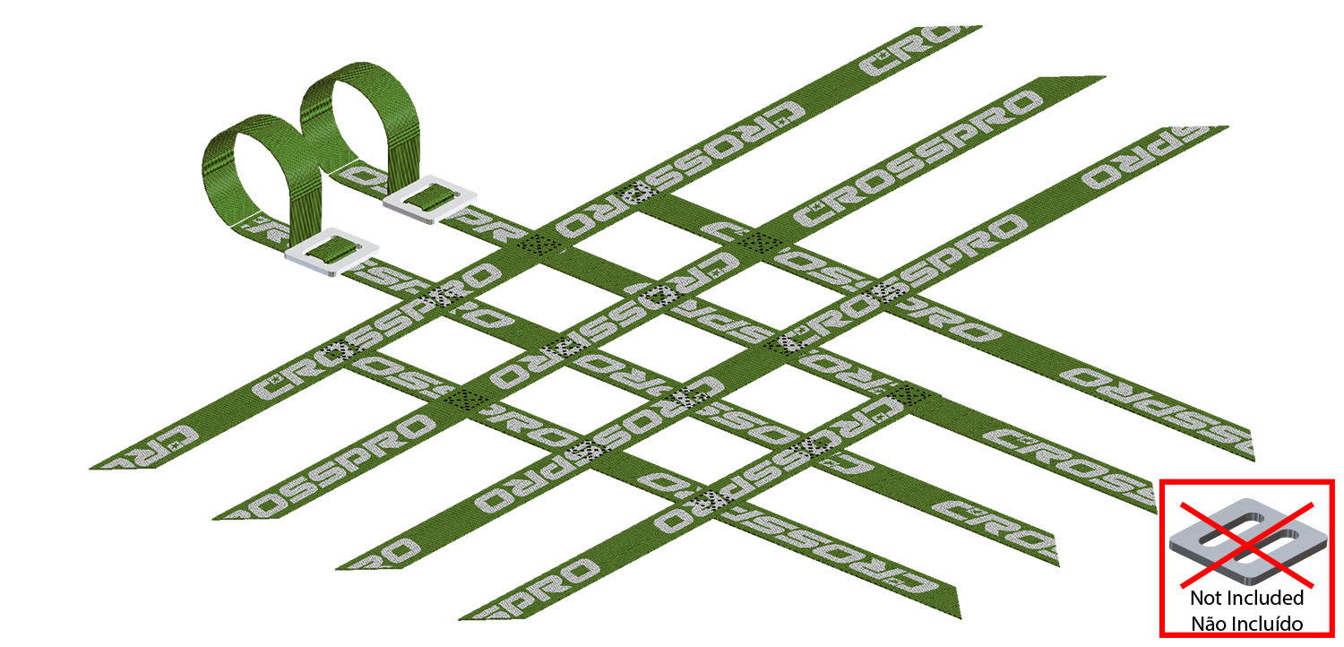 Correias de Nerf-Bar (kit) Verde — 2CP14134400009