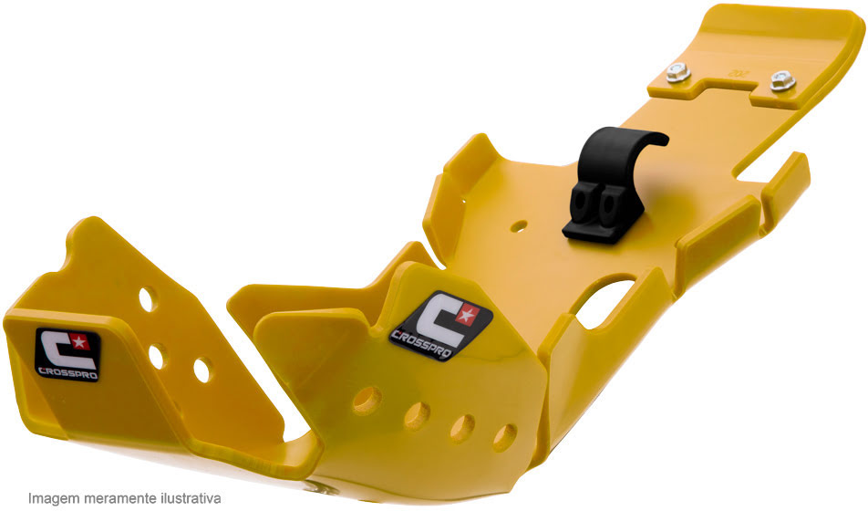 Proteção de Motor e Link HARD Enduro DTC Amarela
