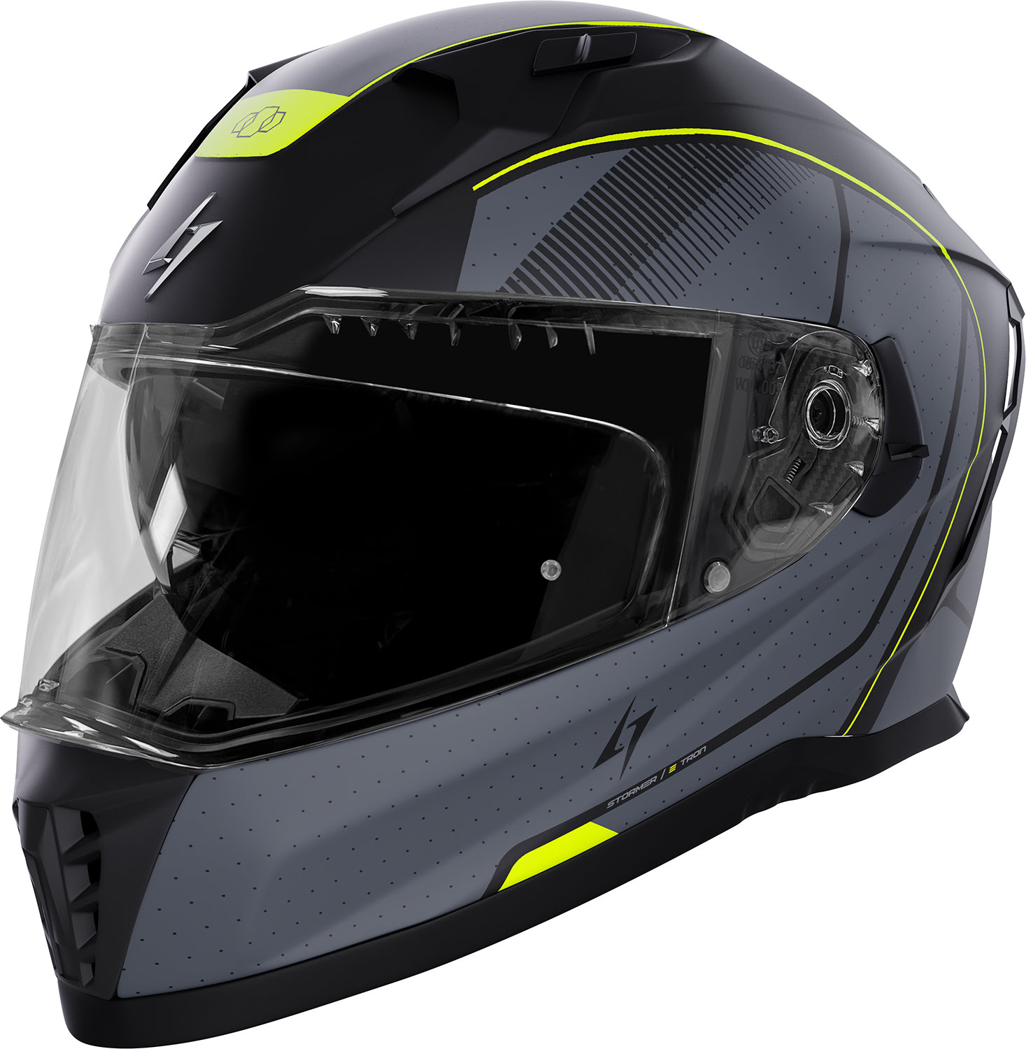 Capacete BLASTER TRON Amarelo Neon Metal Mate M
