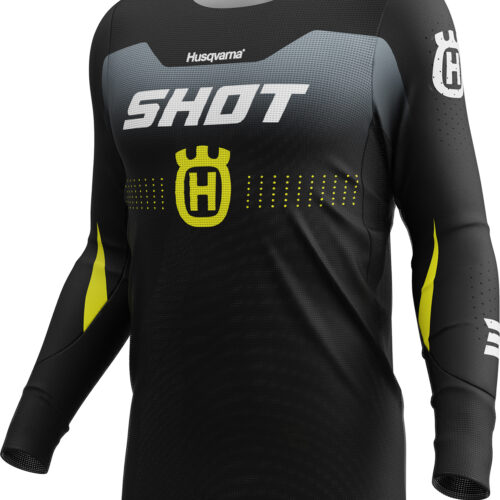 Camisola AEROLITE HUSQVARNA Preta / Cinza L