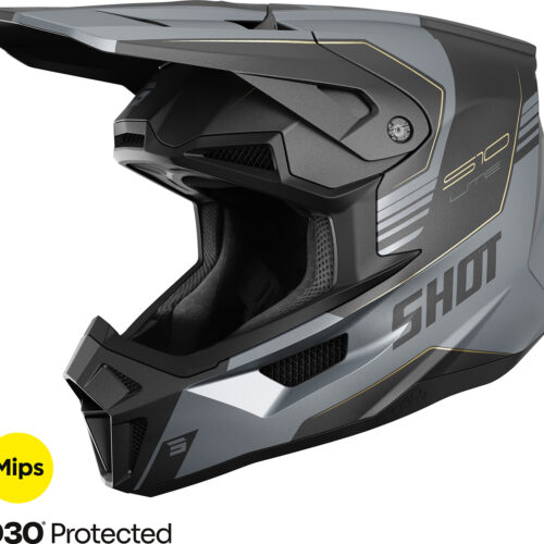 Capacete LITE S10 Preta / Cinza Mate L