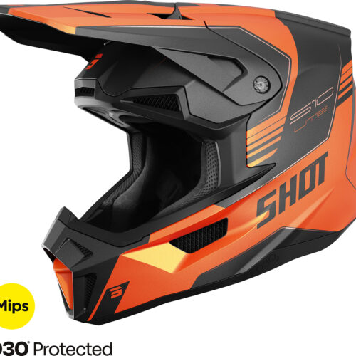 Capacete LITE S10 Laranja Mate L