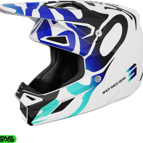 Capacete SPEED GHOST Azul Brilho M