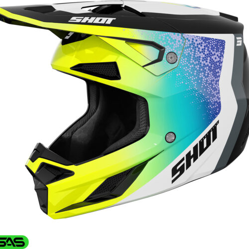 Capacete SPEED HYBRID Amarelo Neon Brilho XL