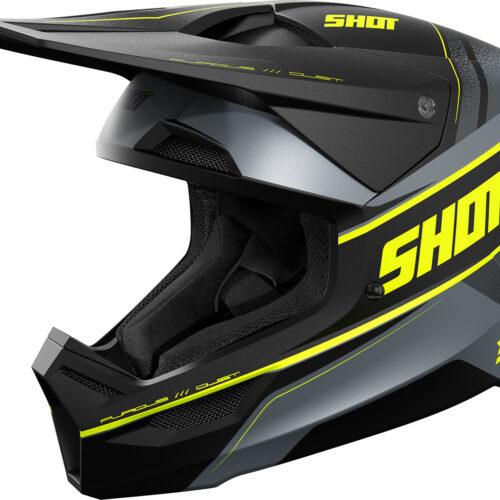 Capacete FURIOUS DUST Amarelo Neon Mate L