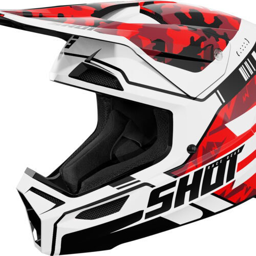 Capacete FURIOUS FLASH Vermelho Brilho L