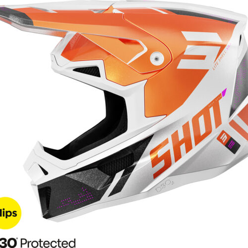 Capacete LITE ULTRA Laranja Pérola M