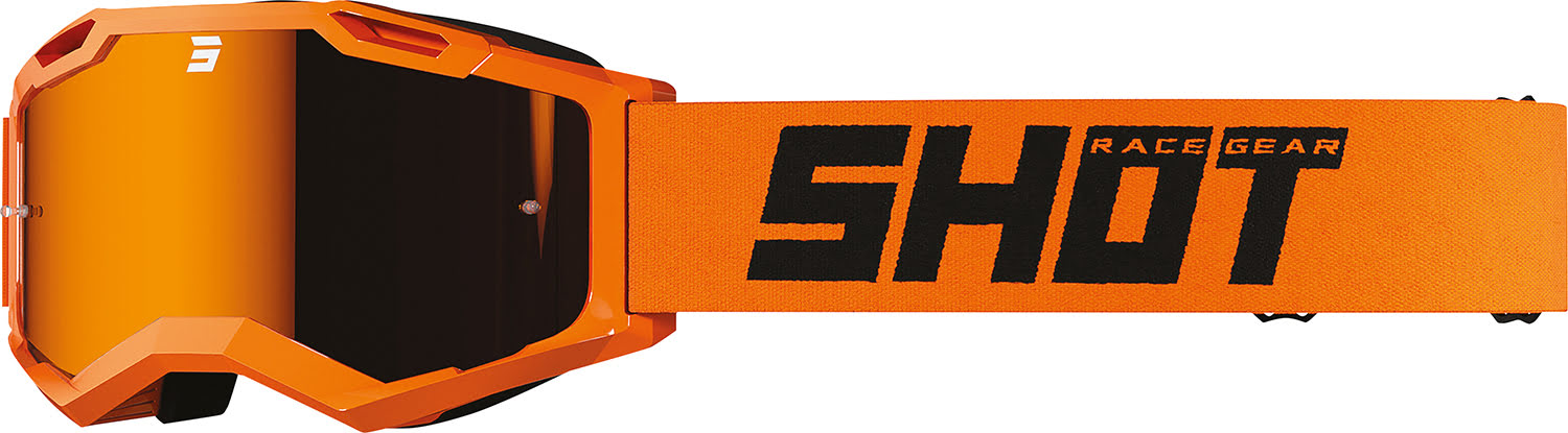 Oculos ASSAULT 2.0 SOLID Laranja Neon Brilho (Lente Espelhad