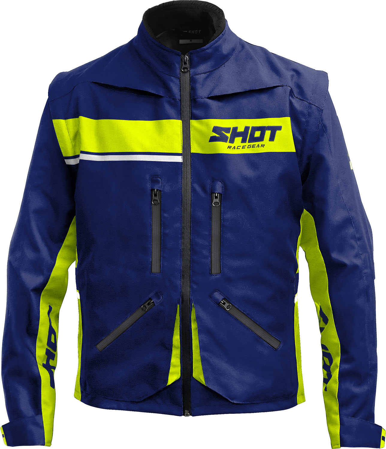 Casaco CONTACT ASSAULT 2.0 Azul / Amarelo Neon M