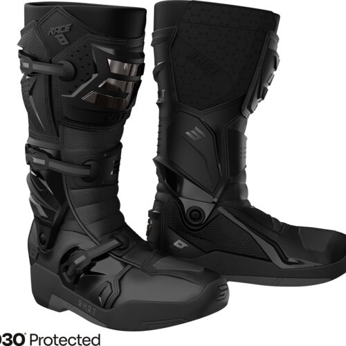 Botas RACE 8 Pretas / Cromadas 41
