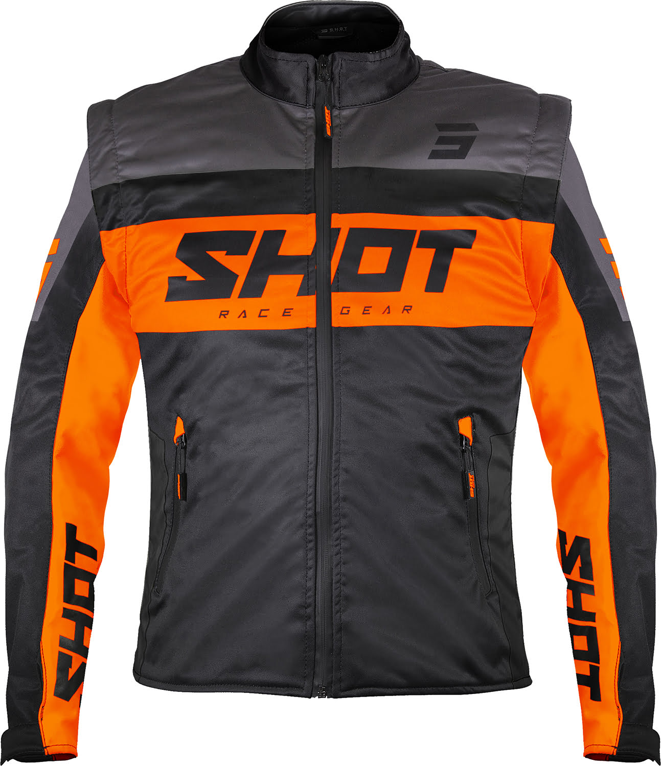 Casaco SOFTSHELL LITE 3.0 Preto / Laranja L