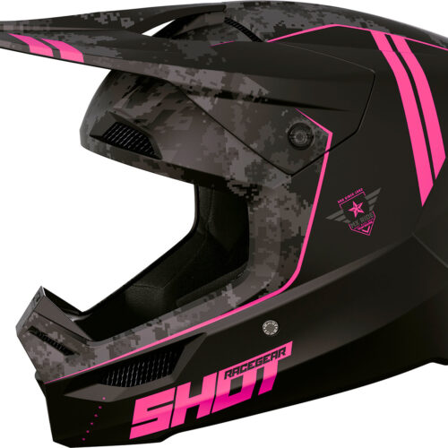Capacete FURIOUS ARMY Rosa Mate XL
