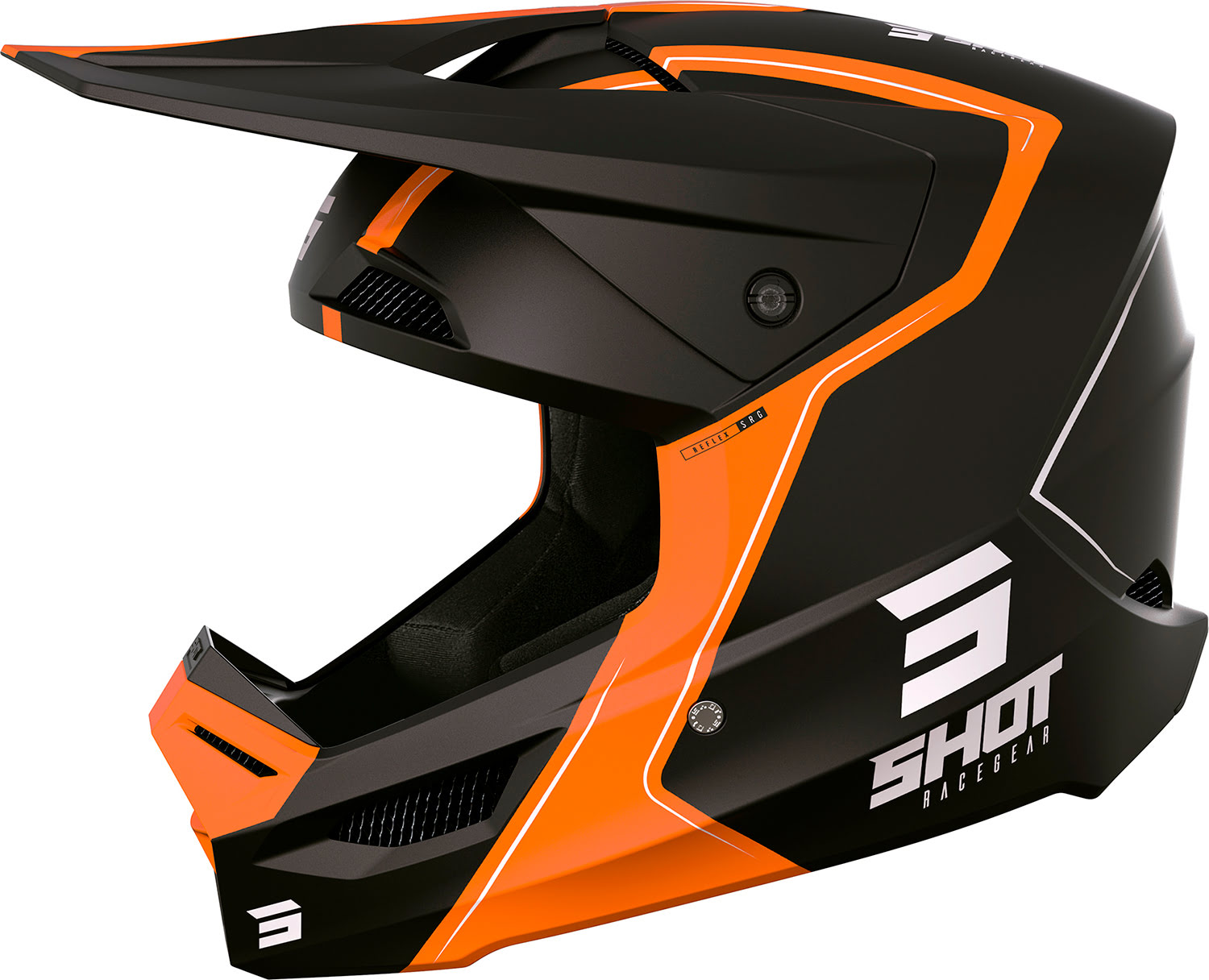 Capacete FURIOUS REFLEX Laranja Mate M