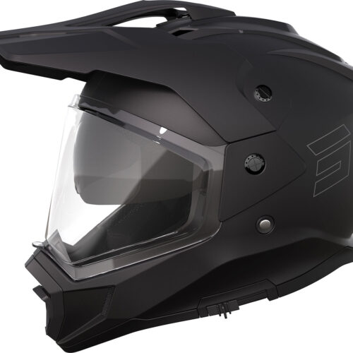 Capacete c / Viseira TREK SOLID Preto Mate S — SH-A08-21E1-A02-08