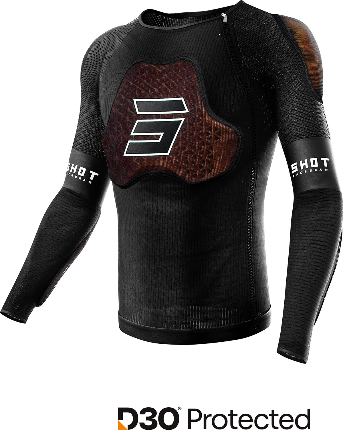 Colete Adulto RACE D30 Preto 2XL — SH-A08-22A1-A01-12