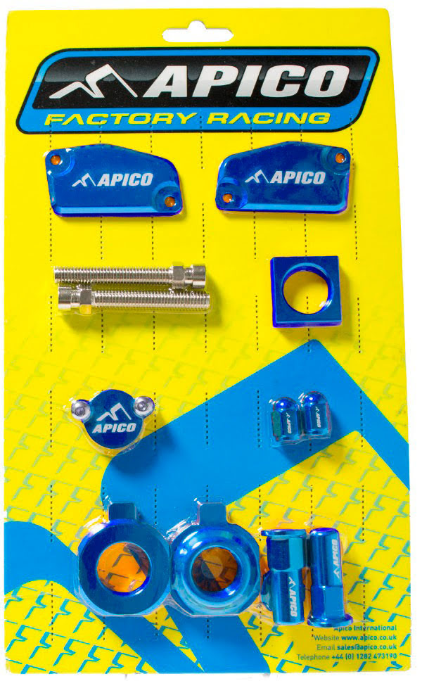 Kit peças anodizadas Azuis — ABPKTM17BU