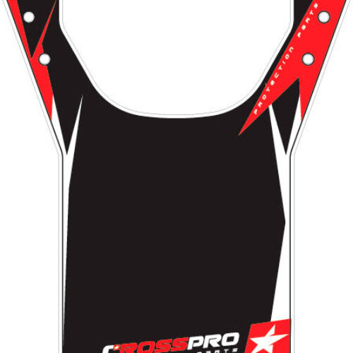 Autocolantes Porta-Numero Quad Suzuki LTR 450 Preto