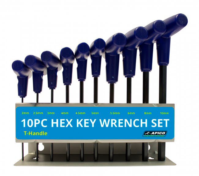 Chave de umbraque T 2-10mm (kit 10un) — ALLENT-HANDLE