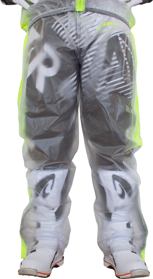 Calça Impermeavel Transparente / Amarelo XL